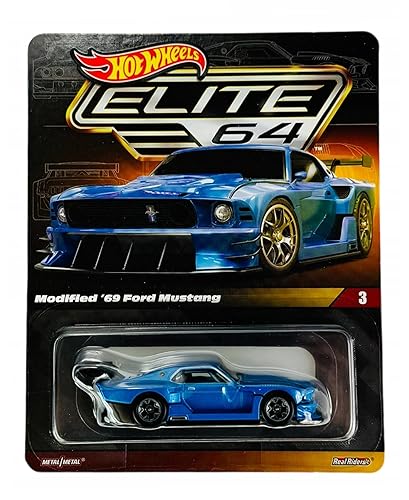 Hot Wheels RLC Elite 64 Modified 69 Ford Mustang Real Riders #3