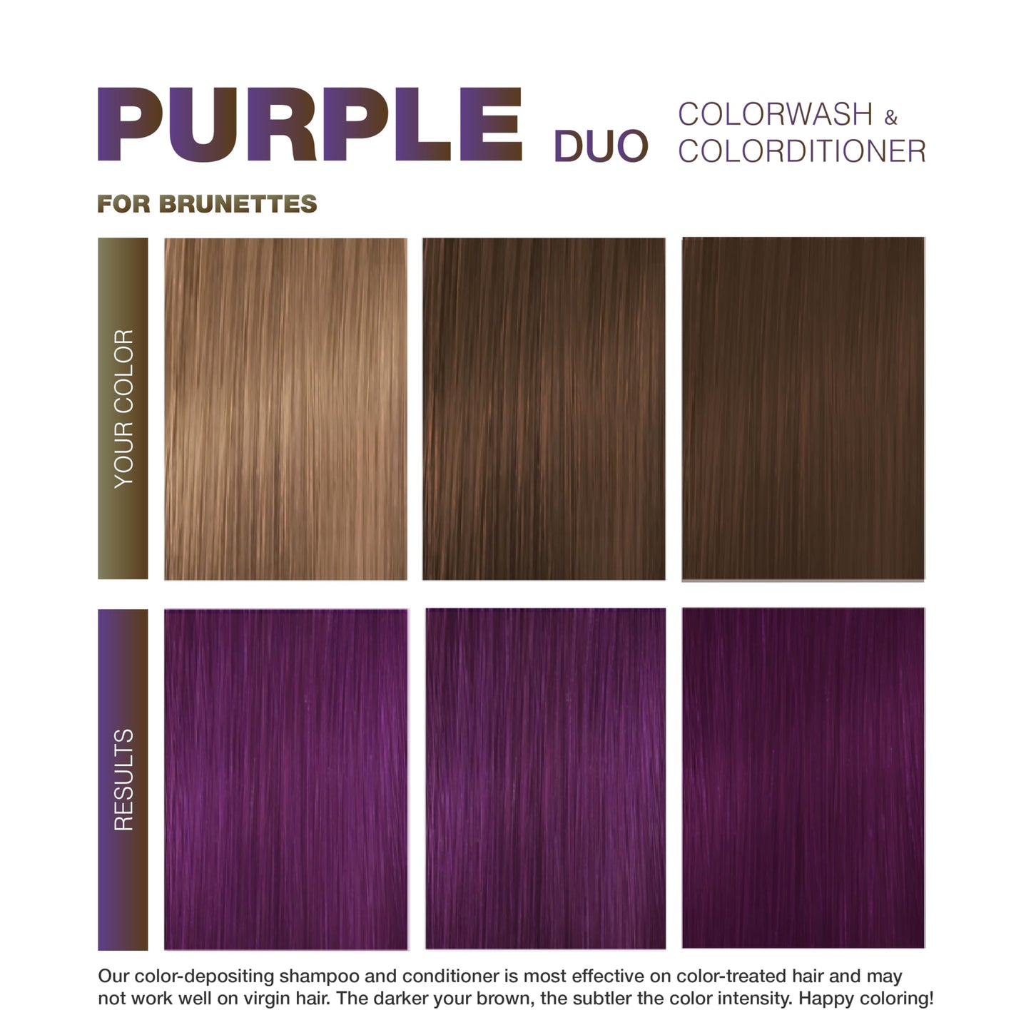 Purple Brunettes Duo