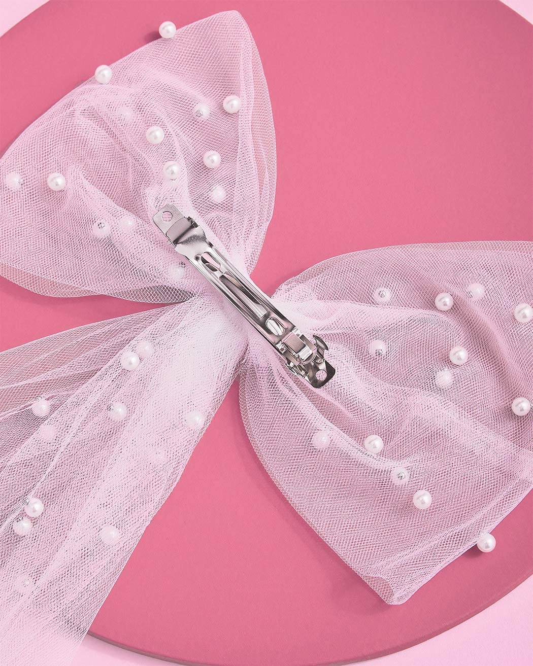 xo, Fetti Bachelorette Party Decorations Pearl White Hair Bow - Bride to Be | Bridal Shower Gift, Bridesmaid Favors