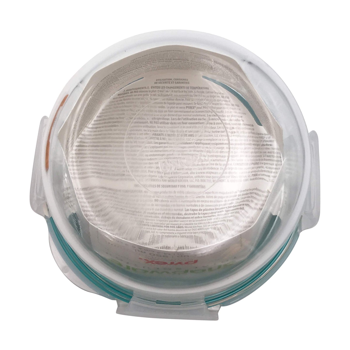 Snapware 4-Cup Total Solution Round Food Storage Container, Glass