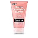 Neutrogena Oil-Free Acne Wash Pink Grapefruit Foaming Scrub, 4.2 Fl Oz