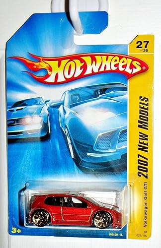 Hot Wheels 2007 New Models -#27 Volkswagen Golf GTI Light Copper K-Mart Exclusive Collectibles Collector Car #2007-27