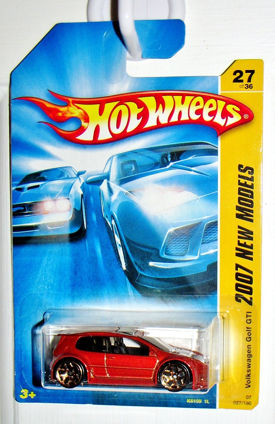 Hot Wheels 2007 New Models -#27 Volkswagen Golf GTI Light Copper K-Mart Exclusive Collectibles Collector Car #2007-27