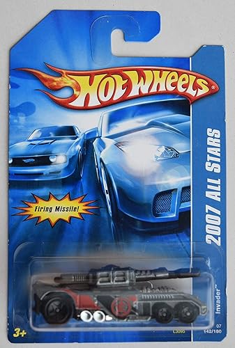 Hot Wheels 1:64 scale die cast 2007 All Stars, gray Invader 142/180