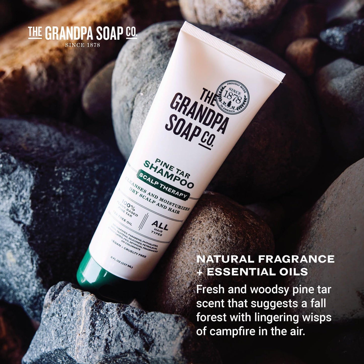Grandpa's Pine Tar Shampoo, 8 Ounce - 3 pack