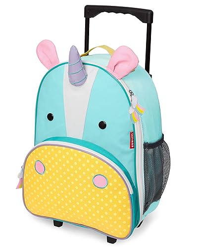 Skip Hop Kids Rolling Backpack, Zoo, Unicorn