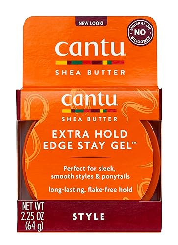 Cantu Extra Hold Edge Stay Gel, 2.25 Oz
