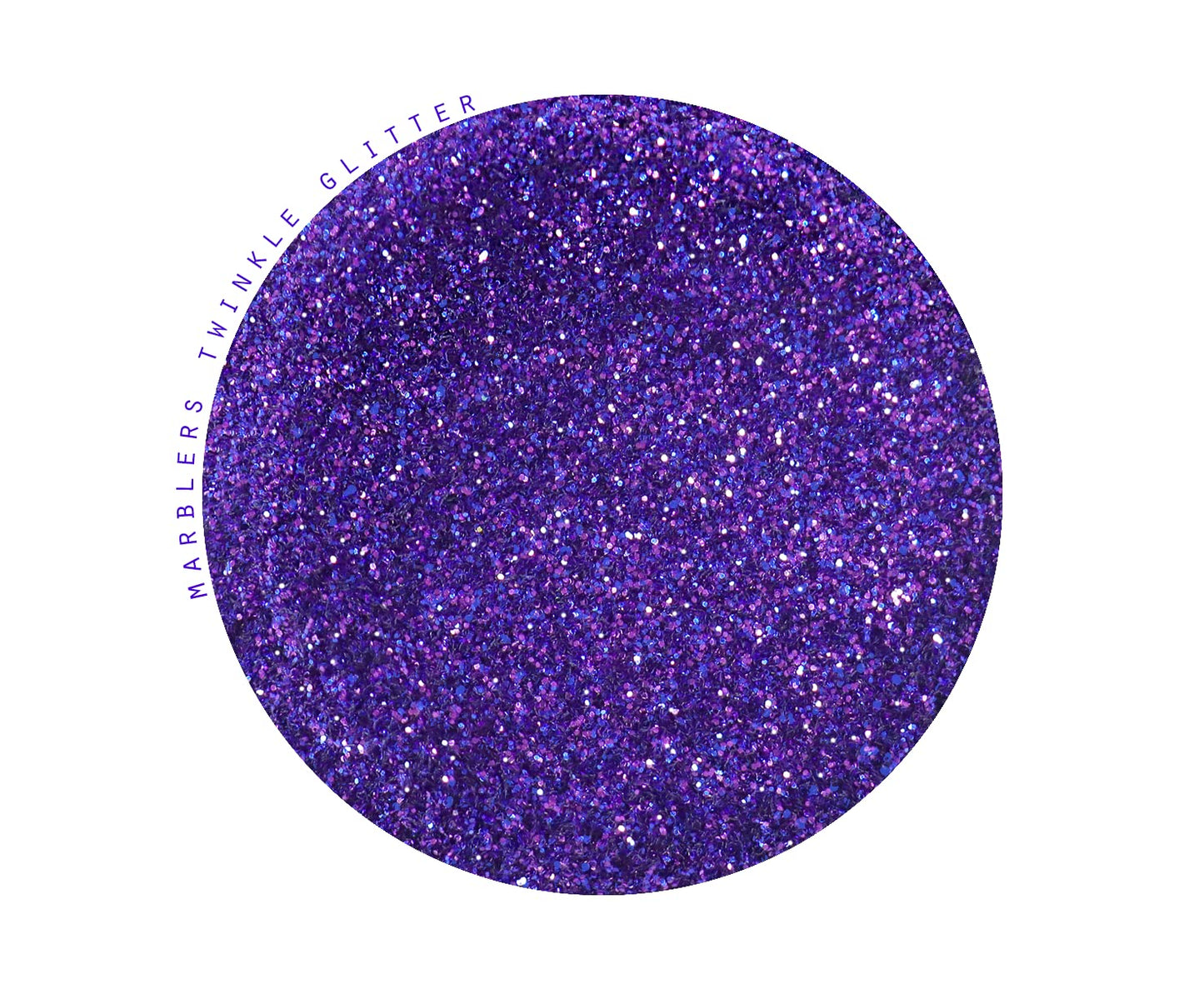 MARBLERS Twinkle Glitter [Pansy Purple] 1.5oz (42g) | Fine | Non-Toxic, Vegan, Cruelty-Free | Face, Body, Eyeshadow, Hair, Festival, Party Makeup |