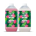 Faith In Nature Natural Shampoo & Conditioner Set - Vegan & Cruelty Free, No SLS or Parabens - 2 x 169 fl oz Value Bundle Pack, Dragon Fruit