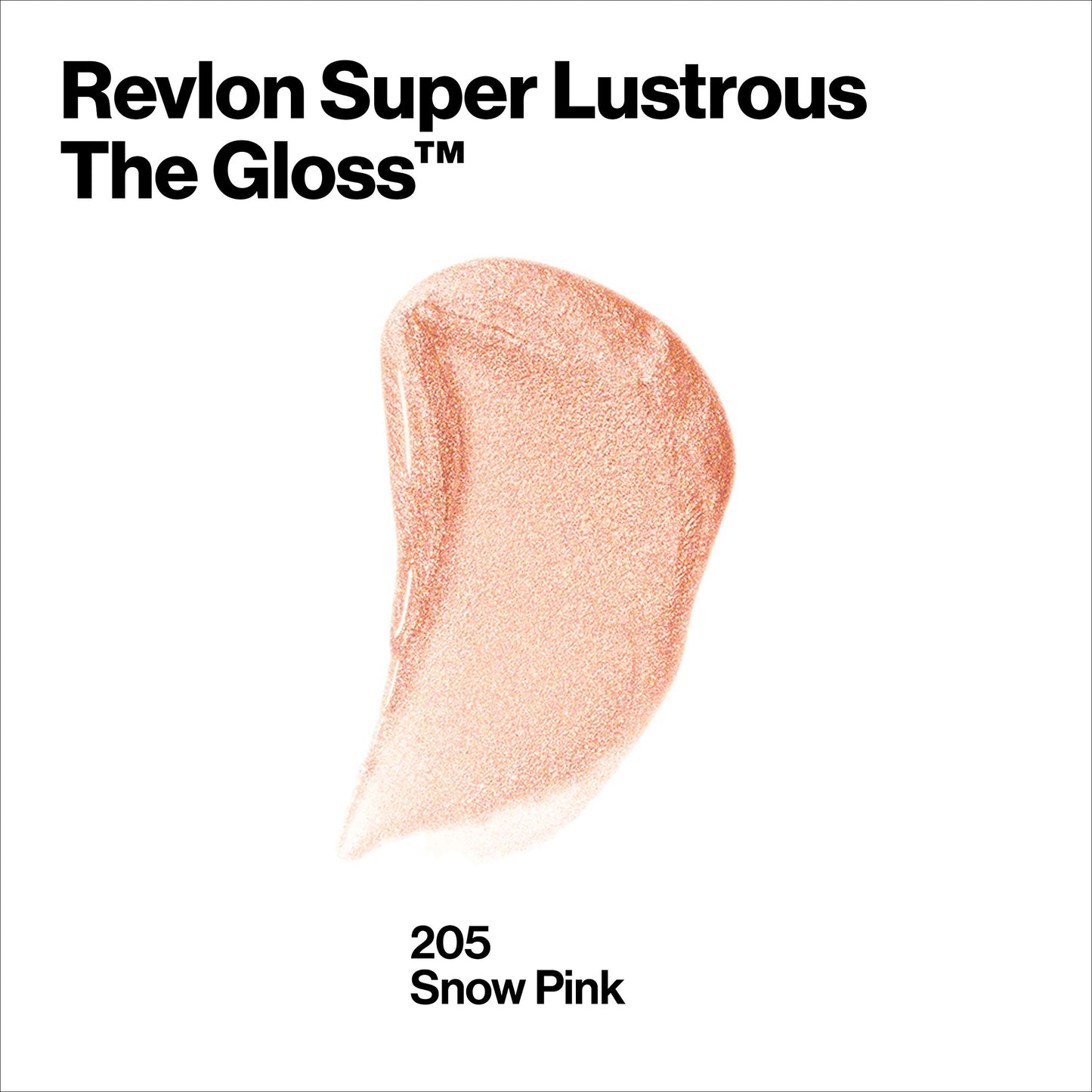 Revlon Super Lustrous The Gloss - 205 Snow Pink, 0.13 oz