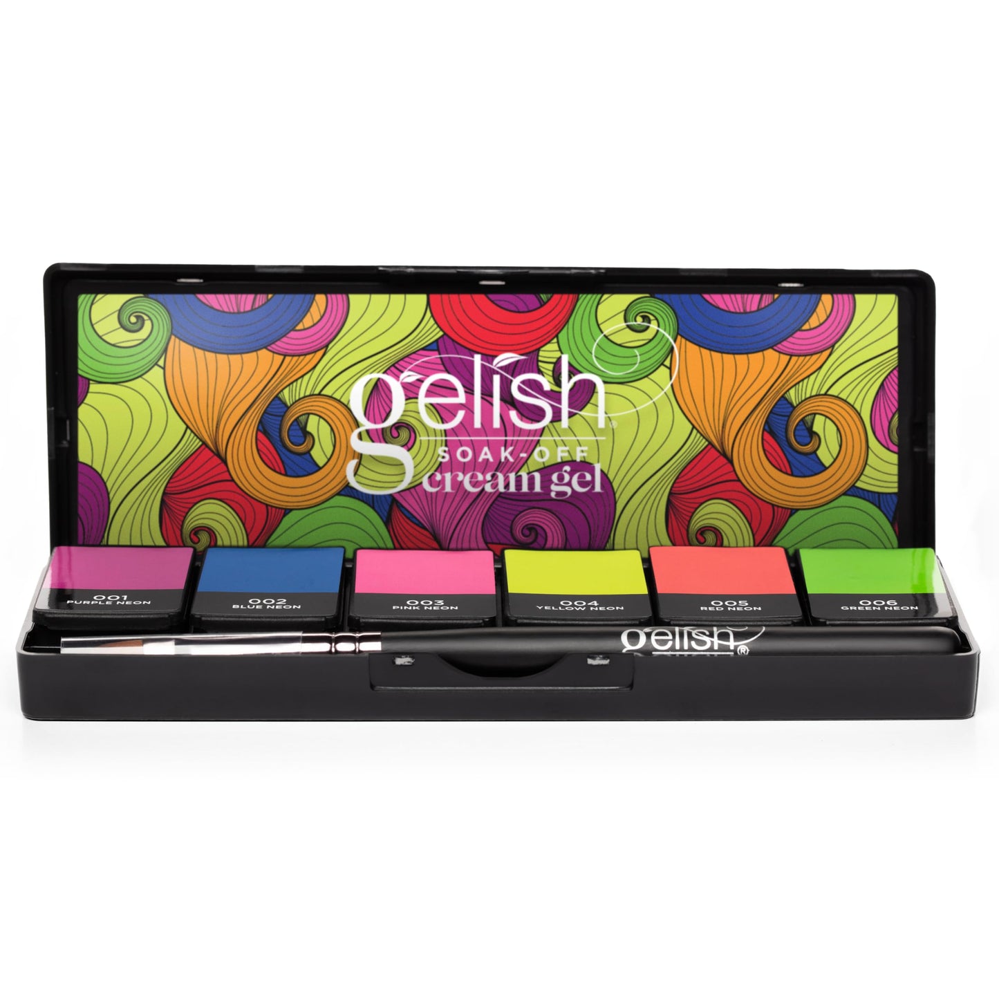 Gelish Cream Gel Soak-Off Solid Gel Polish with Brush - Neon & On & On Palette Beauty & Personal Care Gelish