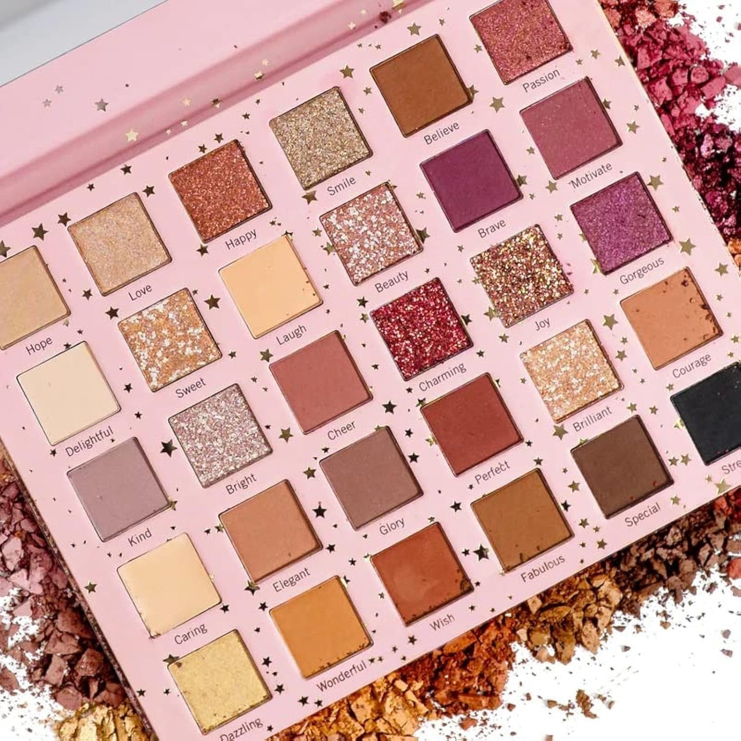 Sistar Sistarship You Are My Dream 30 Color Eye Shadow Palette Essential Soft Ultra-Velvety Neutral and Pink Shades