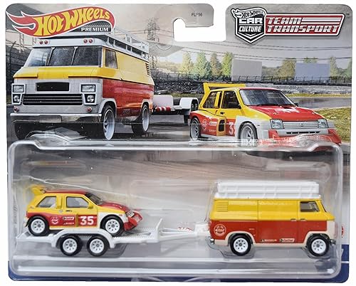 Hot Wheels Team Transport MG Metro 6R4 Rally Hauler, Car Culture #47