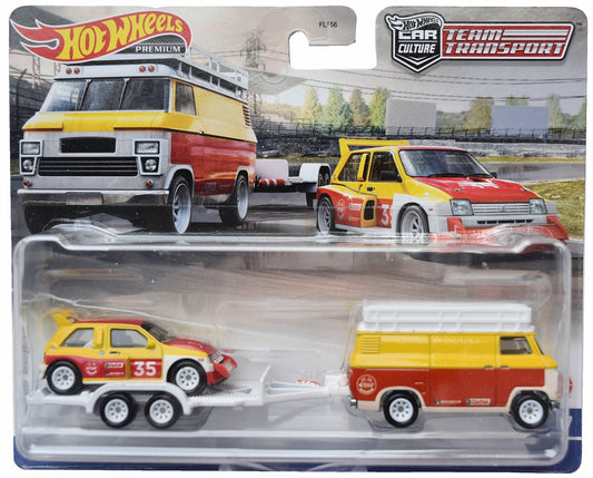 Hot Wheels Team Transport MG Metro 6R4 Rally Hauler, Car Culture #47