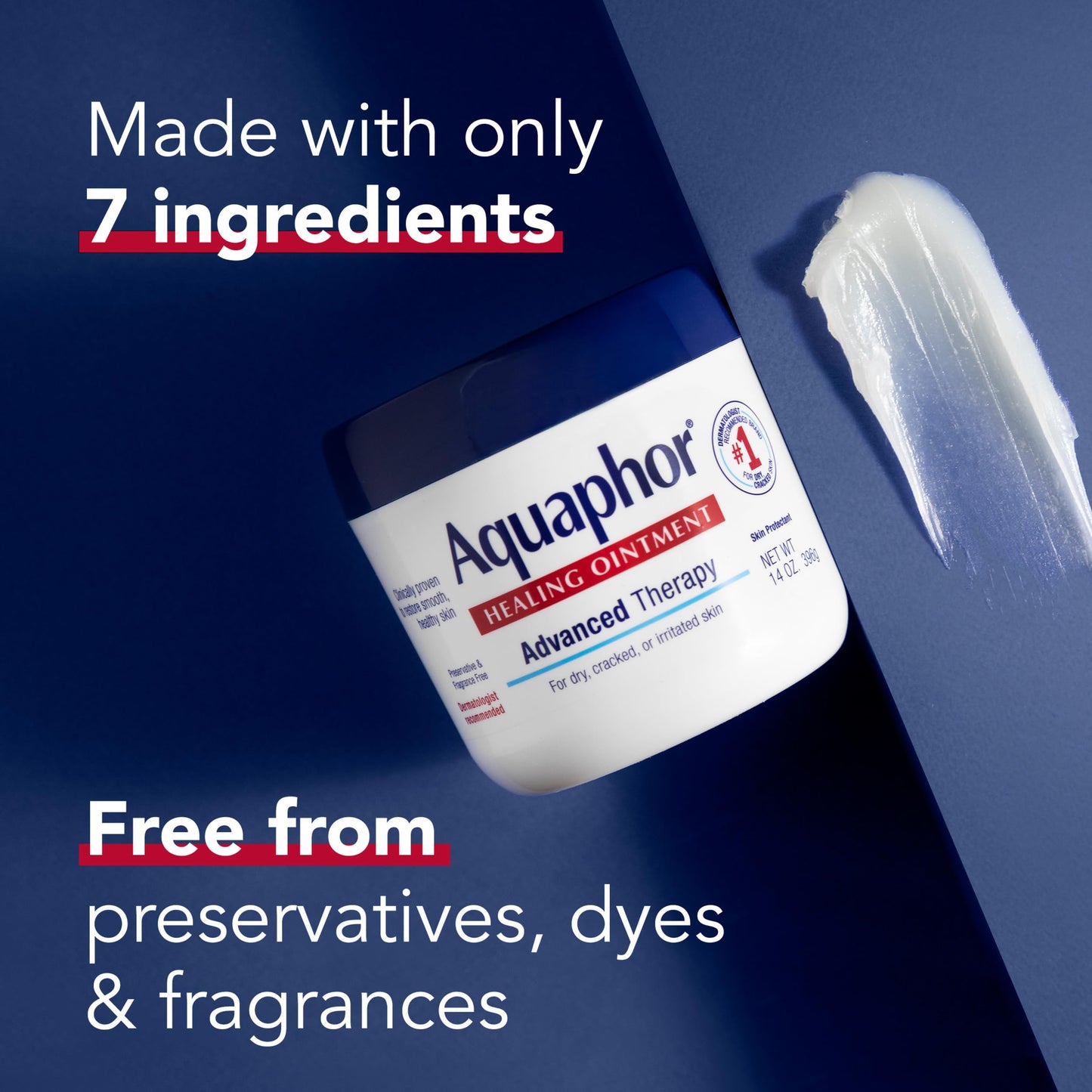 Aquaphor Healing Ointment, Advanced Therapy Skin Protectant, Multi-Purpose Healing Ointment and Body Moisturizer, For Dry, Cracked Skin, Minor Cuts Beauty & Personal Care Aquaphor