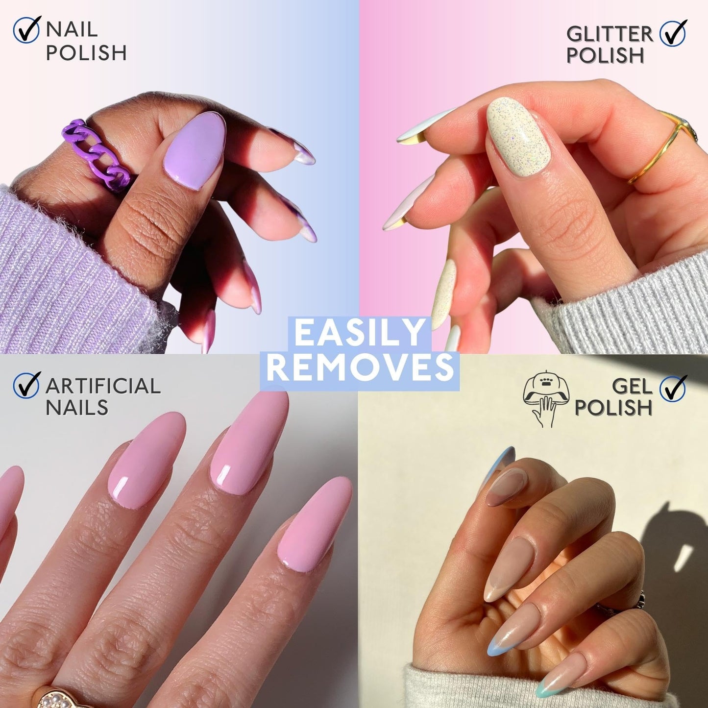 Eternal Gel Polish Remover for Nails - 100% Acetone Nail Polish Remover | Pure Acetone To Remove Acrylic Nails, Natural, Glue, Gel, Acrylic & Dip |