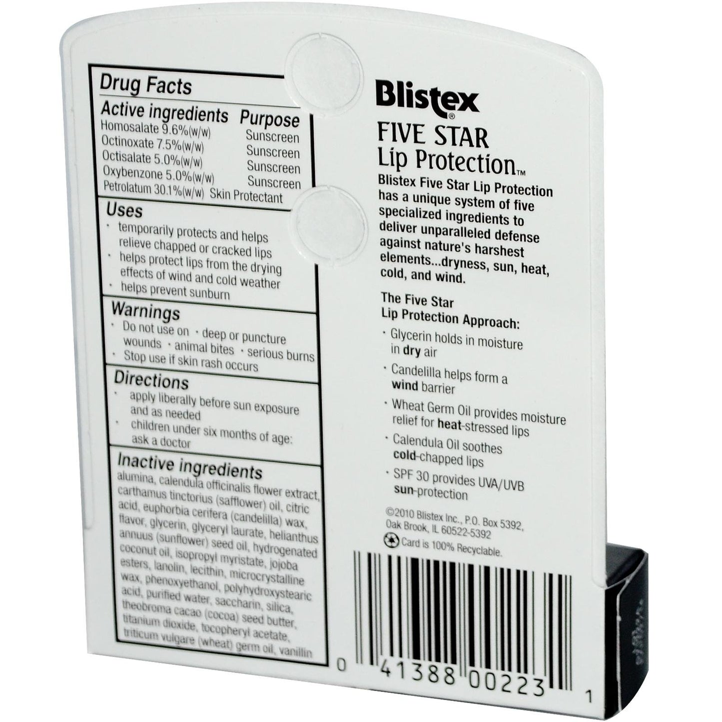 Blistex Five Star Clip Strip, 2x12 Pc [Health and Beauty]