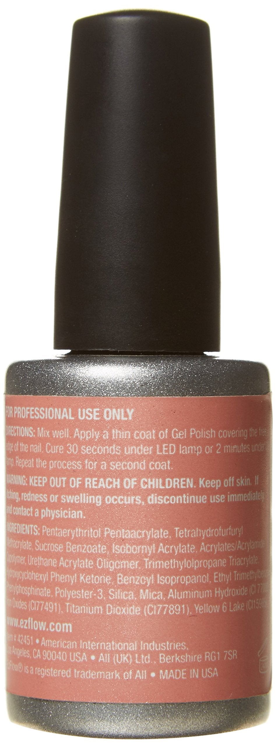 EZ Flow 3rd Launch Just Peachy Gel Polish, 0.5 Fluid Ounce Beauty & Personal Care EzFlow