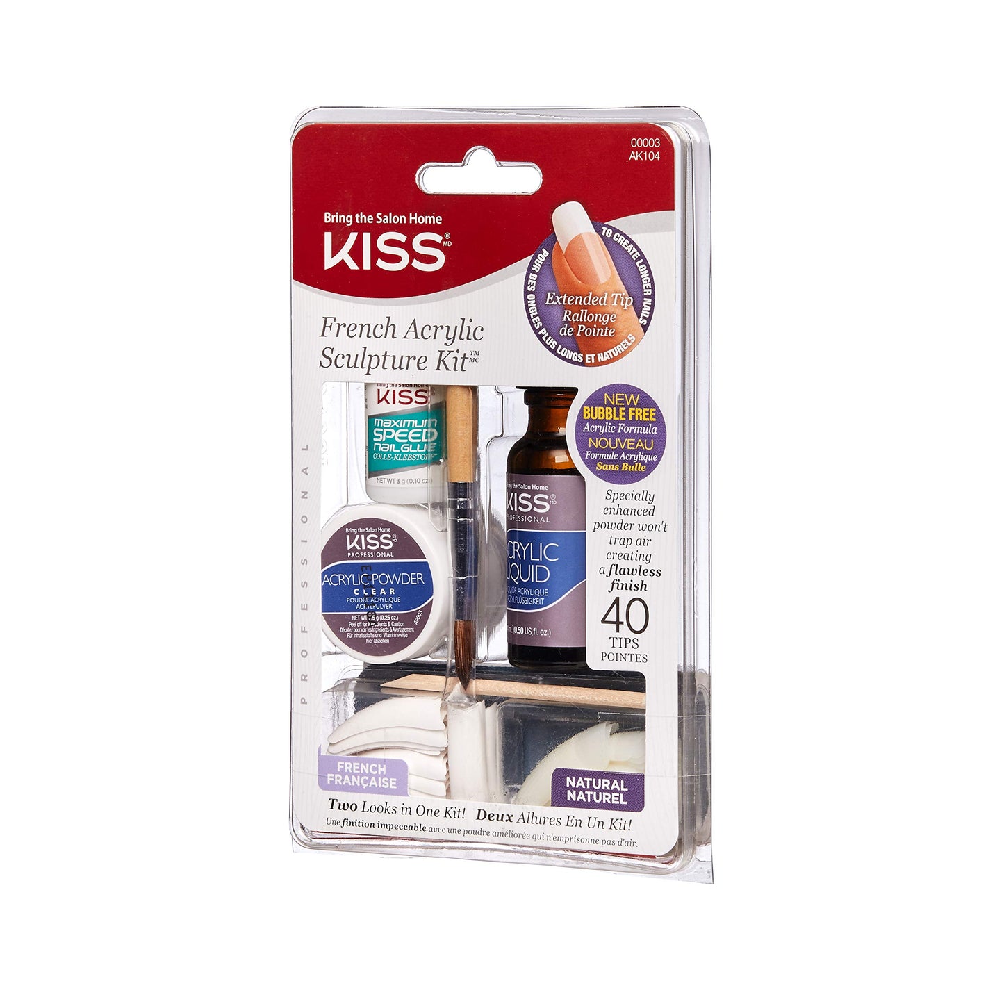 KISS French Acrylic Kit (Dual Injection) Beauty & Personal Care KISS