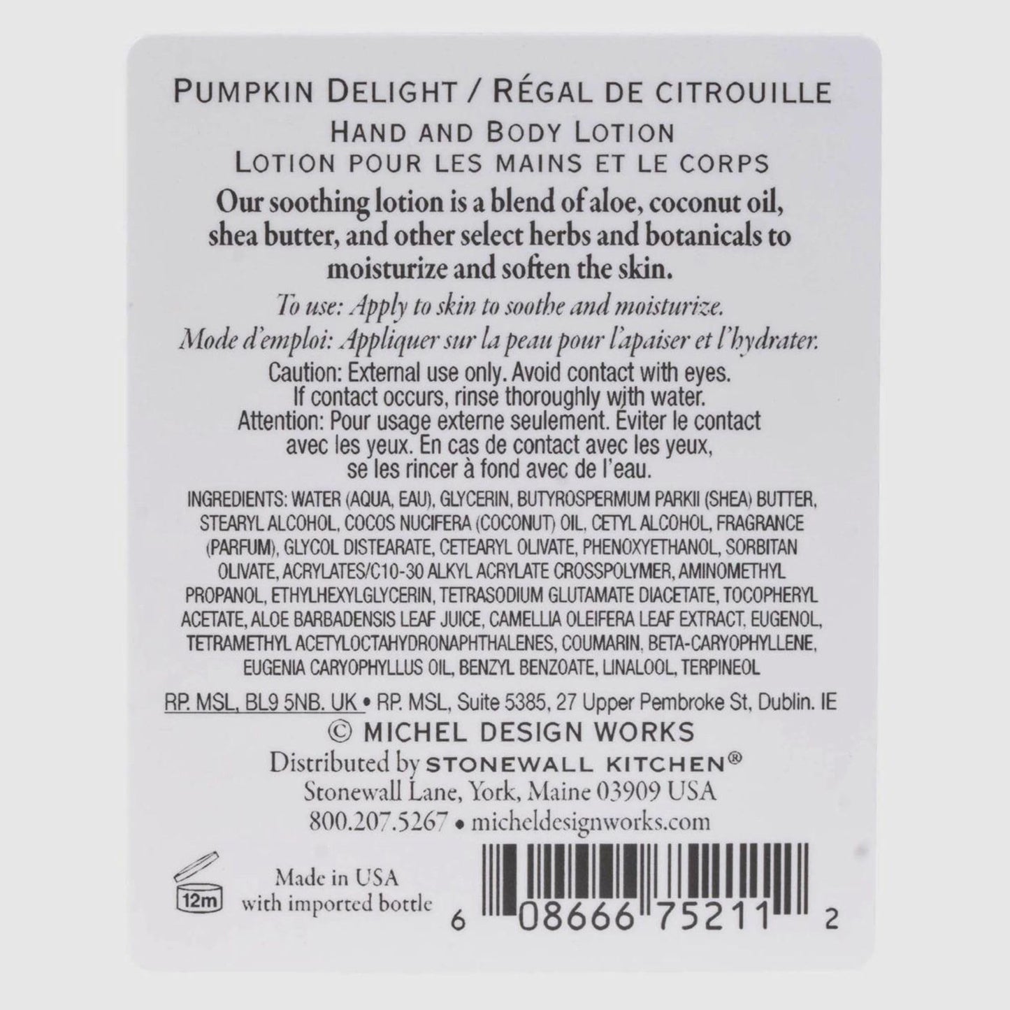 Pumpkin Delight Body Lotion