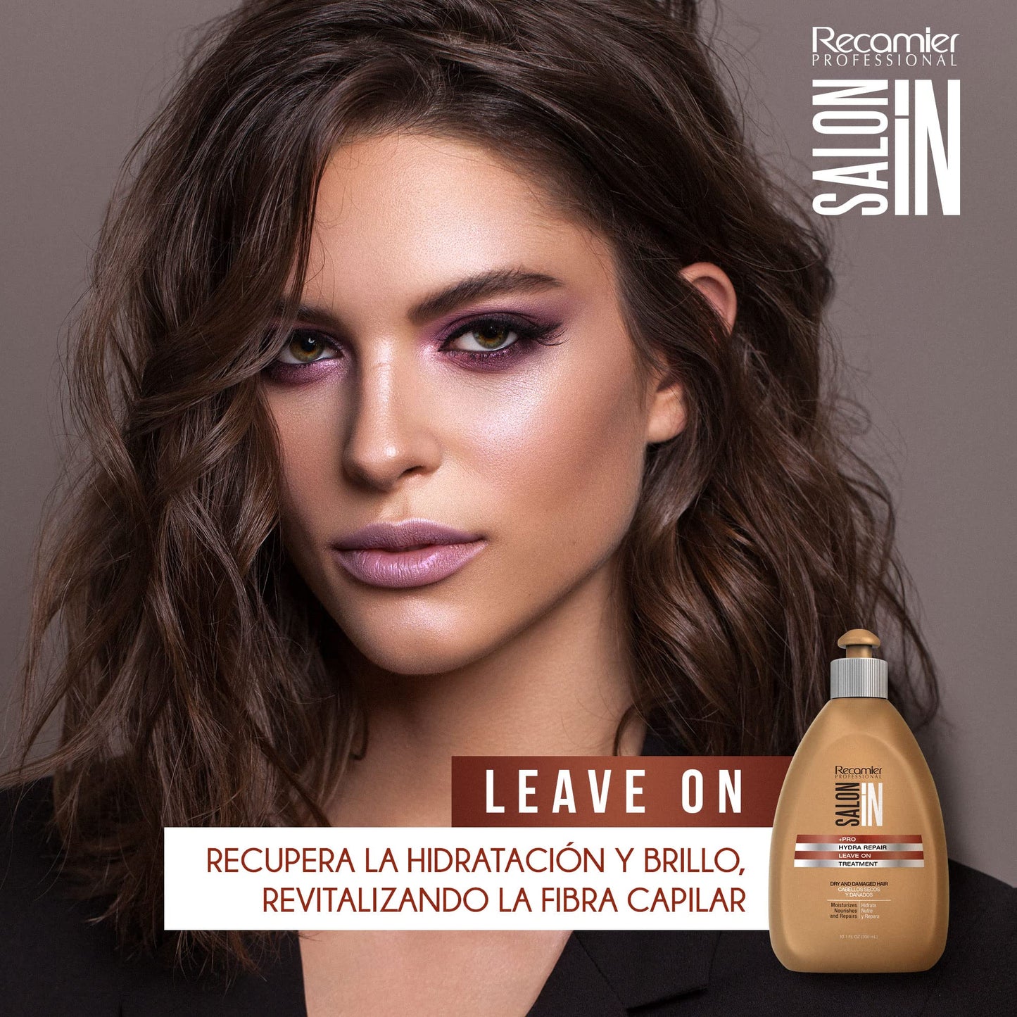 Salon In Recamier Curls & Waves Bundle - Shampoo, Conditioner & Leave-On Treatment for Curly or Wavy Hair