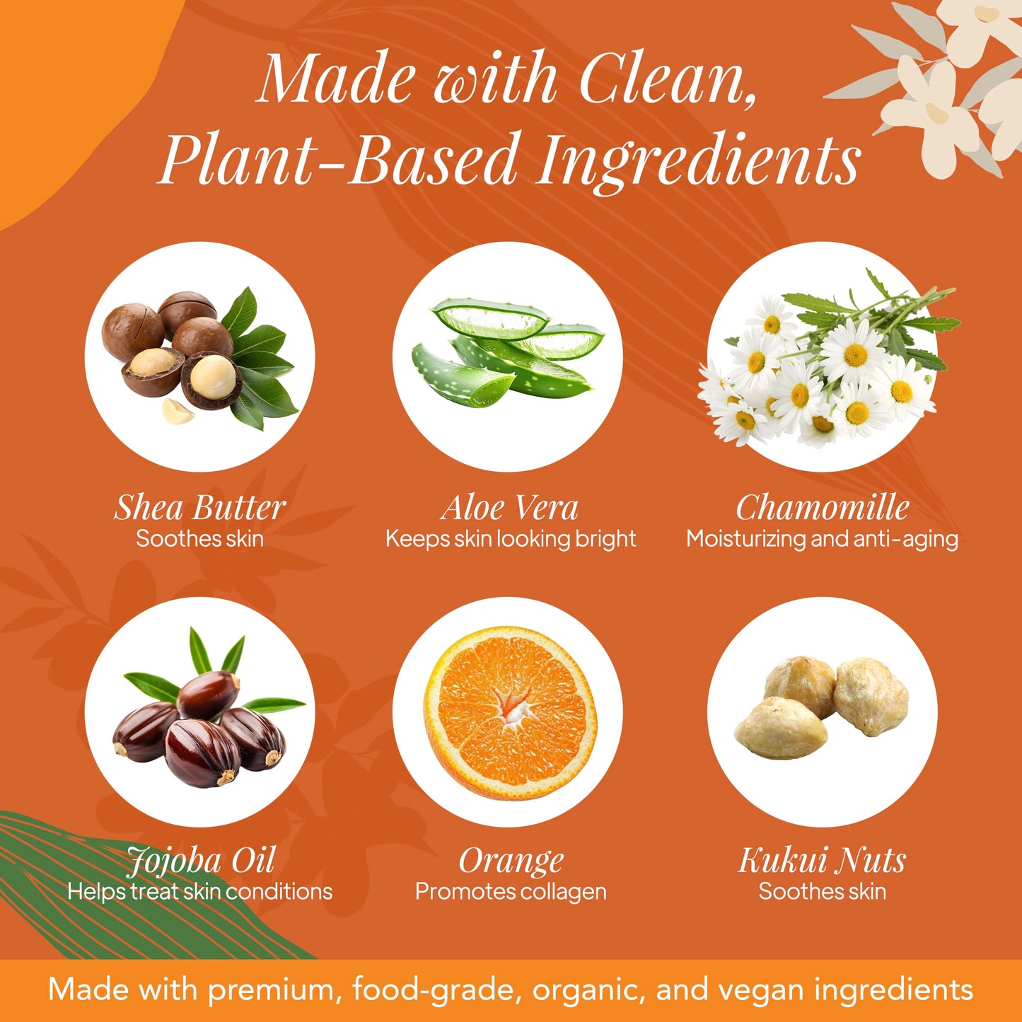 Saavy Naturals Deeply Hydrating Body Cream for Dry Skin - Nourishing Shea Butter, Plant-Based & Sustainably Sourced - Sweet Orange - 8.5 fl oz, 2 pack