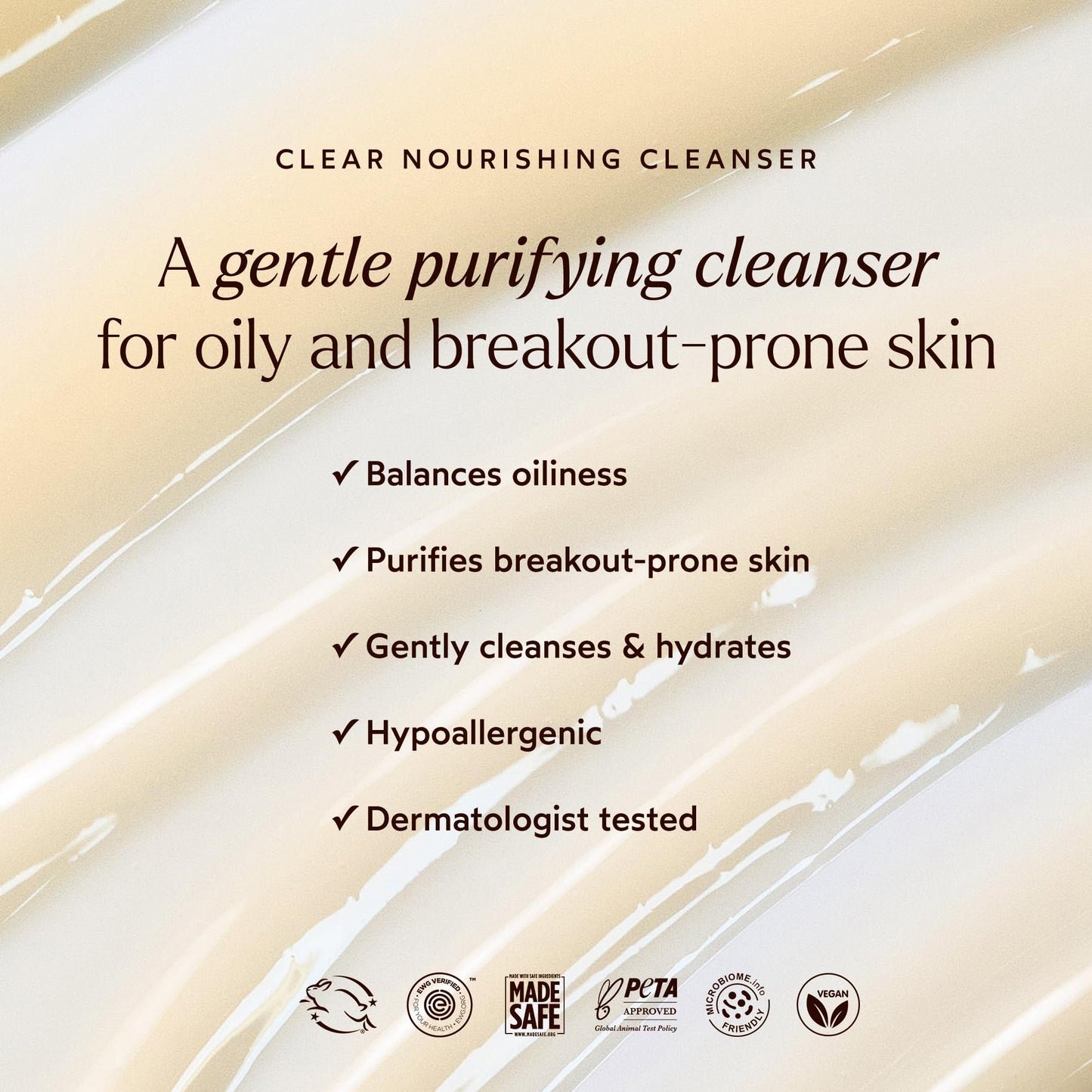 True Botanicals Clear Nourishing Cleanser | Gently Moisturizes & Refreshes Dry Skin | Oily & Sensitive Skin Types | Dermatologist Tested, All Natural