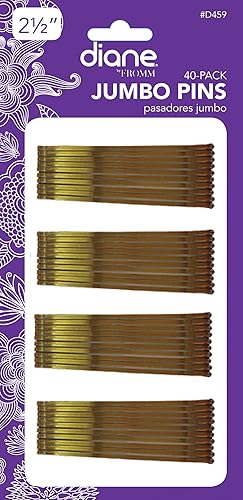 Diane D55045974 Jumbo Bob Pins, Bronze, 2.5", 40 Count