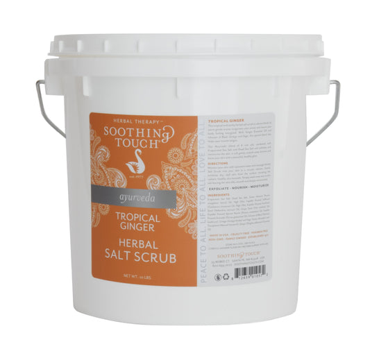 Soothing Touch Herbal Salt Scrub, Tropical Ginger, 10 Pound Beauty & Personal Care Soothing Touch