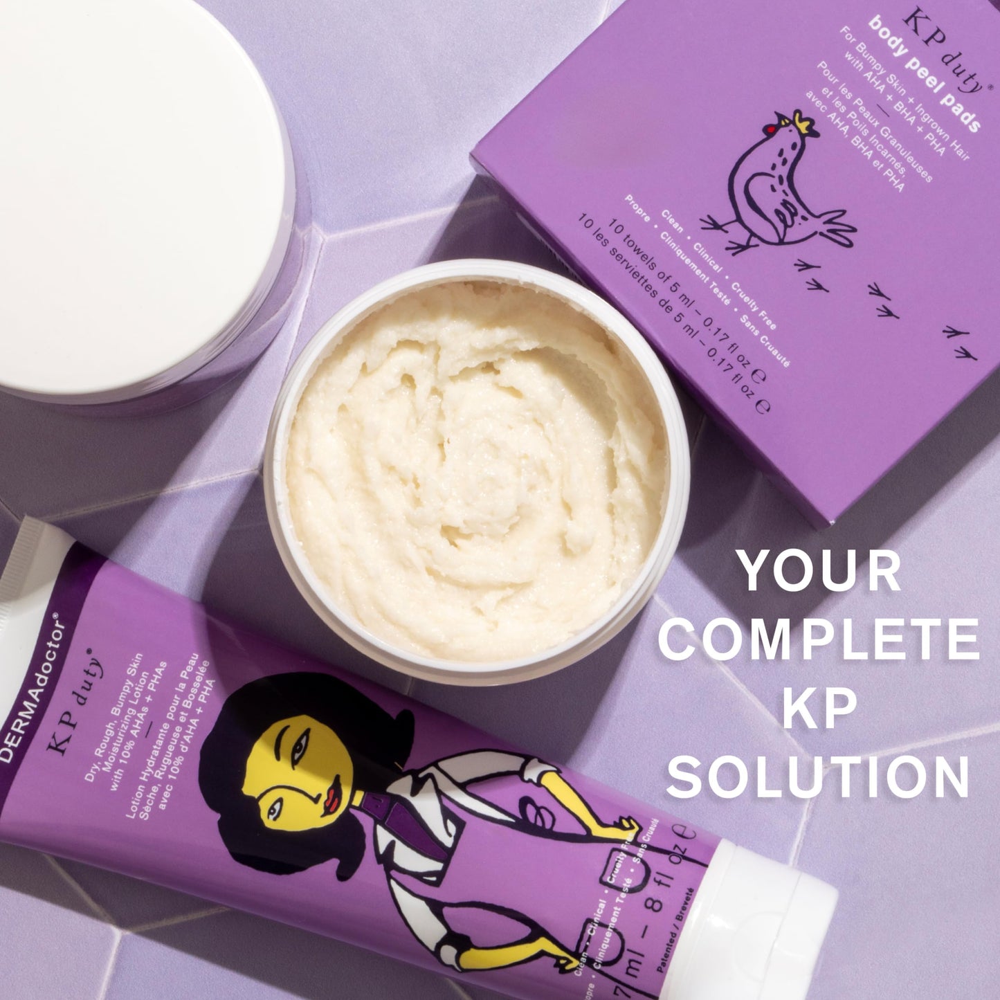 DERMAdoctor KP Bump Eraser Body Scrub Dermatologist Formulated Exfoliant | Keratosis Pilaris Treatment For Dry And Bumpy Skin 10%