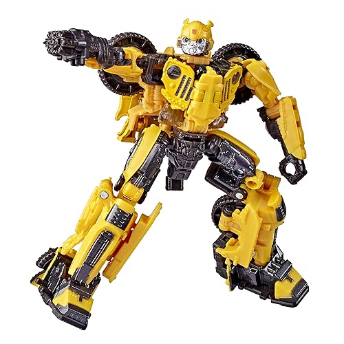 Transformers Toys Studio Series 57 Deluxe Class Bumblebee Movie Offroad Bumblebee Action Figure - Adults and Kids Ages 8 and Up, 4.5-inch