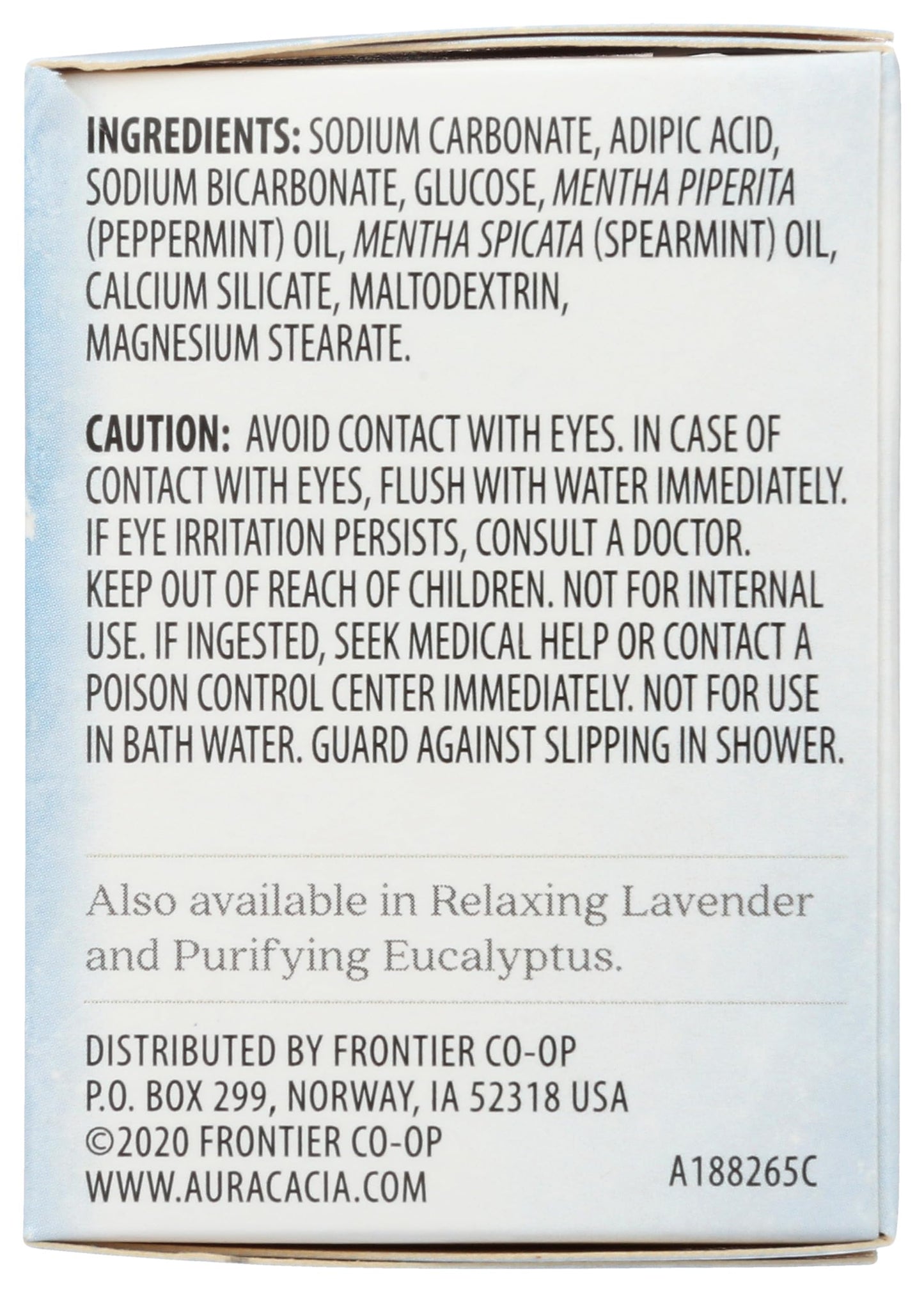 Aura Cacia Aromatherapy Shower Tablets, Reviving Peppermint 3 ea (Pack of 10)