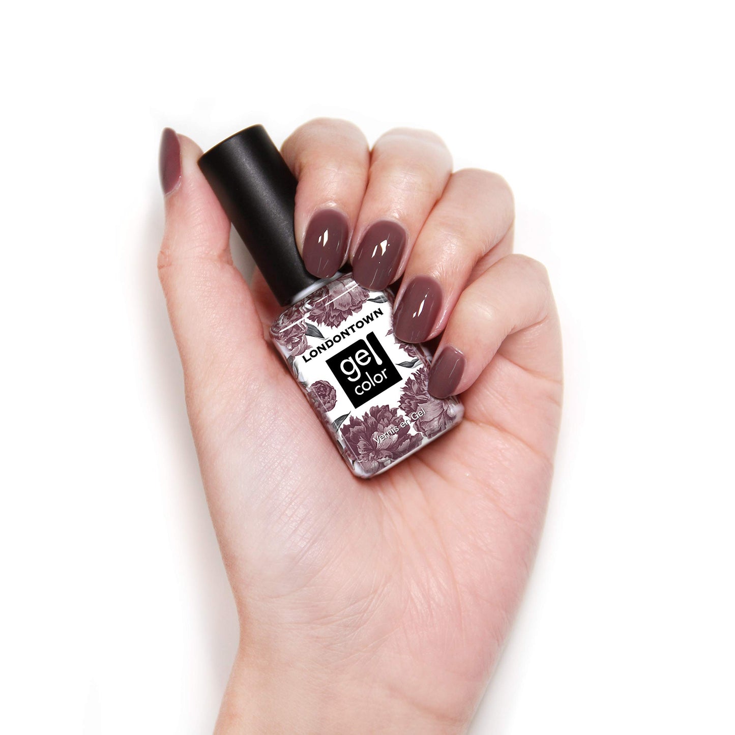 LONDONTOWN UV/LED Gel Nail Polish, Glossy Mauve Purple, Darjeeling, 0.4 Fl Oz, Long Lasting, Chip Resistant High Shine Color Beauty & Personal Care LONDONTOWN
