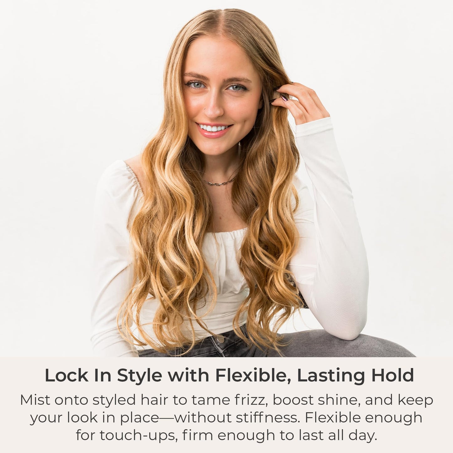 CIBU Firm Hold Finishing Mist - Lightweight Finishing Hair Spray - Long-Lasting Firm Hold Hair Spray with Rosemary Extract, Aloe Leaf Extract
