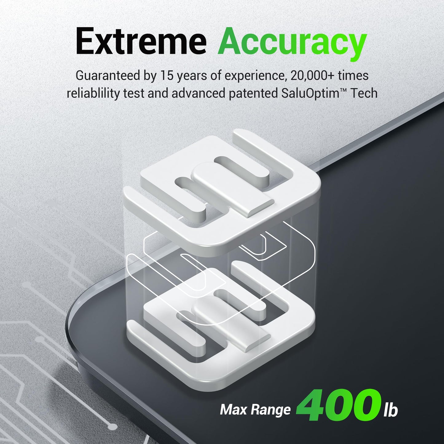 Ovutek Bathroom Scale for Body Weight, Highly Accurate Digital Weighing Machine for People, Upgraded Batteries Included, Compact Size, LED Display…