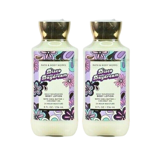 Bath & Body Works Body Lotion Pack of 2, 8oz Each (Disco Daydream)