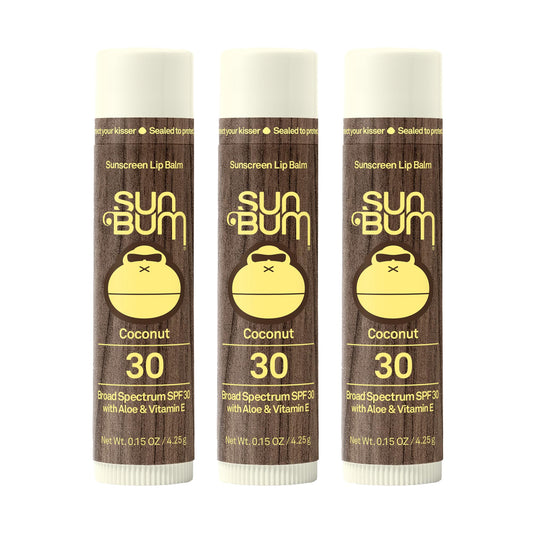 Sun Bum Sun Bum Spf 30 Sunscreen Lip Balm Vegan and Cruelty Free Broad Spectrum Uva/uvb Lip Care With Aloe and Vitamin E for Moisturized Lips Coconut Beauty and Personal Care Sun Bum