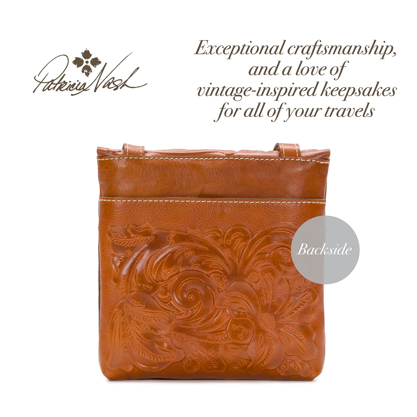 Patricia Nash Granada Leather Crossbody Bags for Women - Real Leather Handbags for Women, Elegant Women's Crossbody Purse and Women's Crossbody…