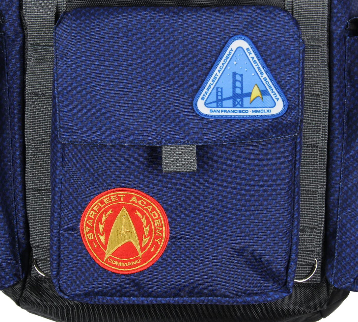 INTIMO Star Trek Starfleet Academy Roll Top Hiking Gym Laptop School Travel Backpack