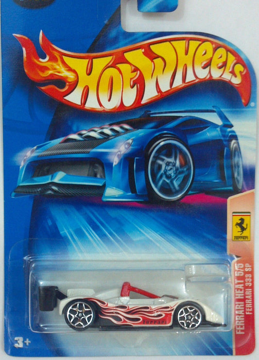 Hot Wheels Ferrari Heat 5/5 Ferrari 333 SP #132 Year: 2004 New - Near Mint