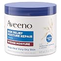 Aveeno Skin Relief Intense Moisture Repair Cream with Triple Oat Complex, Ceramide & Rich Emollients, Steroid- & Fragrance-Free Moisturizing Body