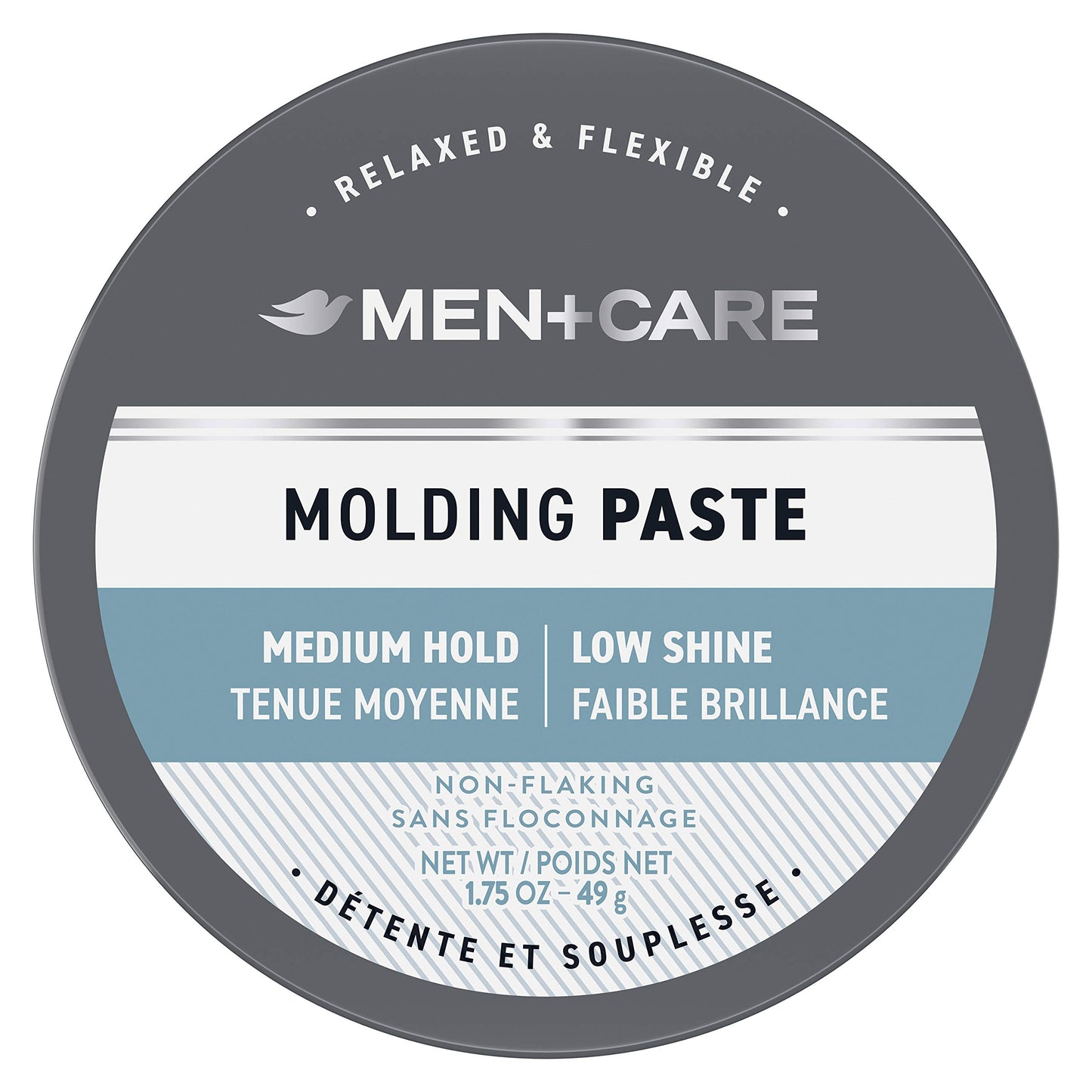 DOVE MEN + CARE Styling Aid Hair Product Medium Hold Sculpting Hair Paste Hair Styling for a Textured Look With A Matte Finish 1.75 oz