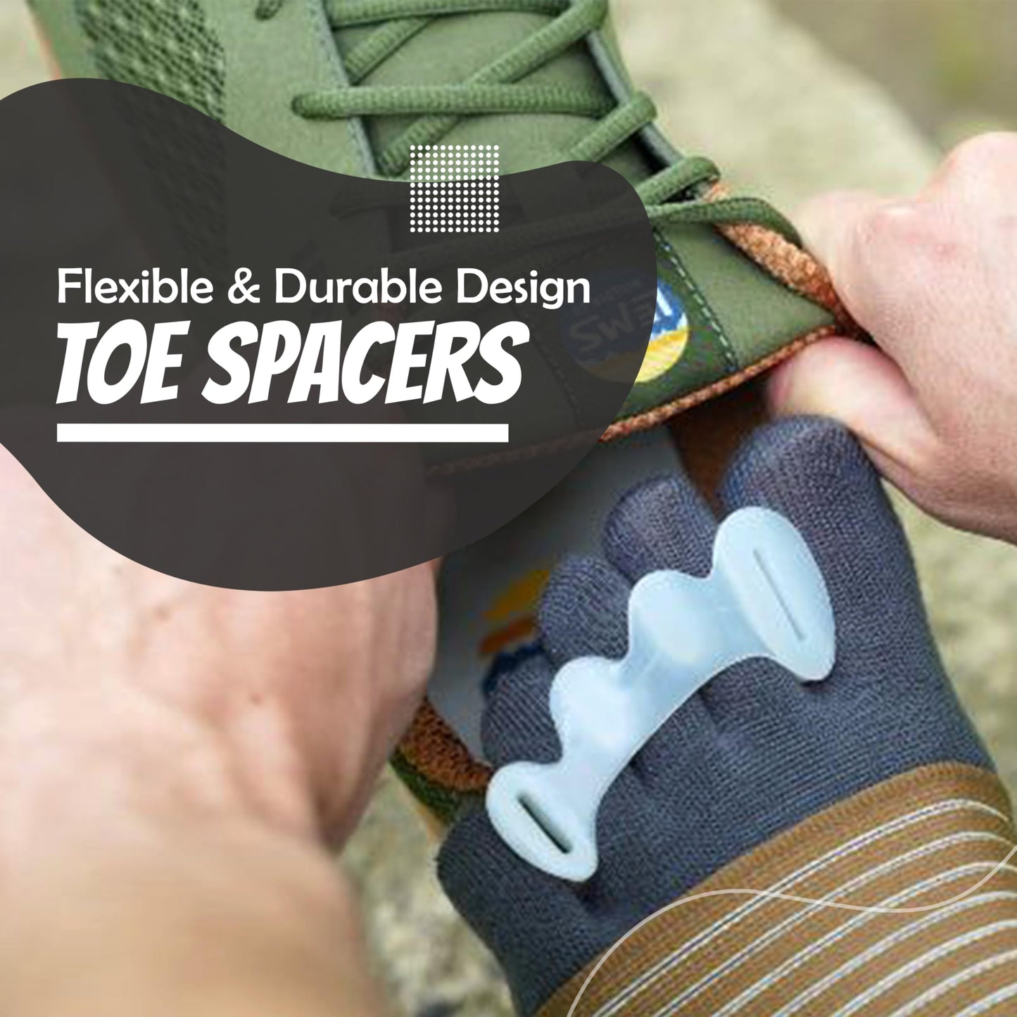 Healthy Happy Long Life Toe Spacers Soft for Beginners - Toe Separators for Alignment, Toe Straightener for Foot Pain Relief, Silicone Bunion Beauty & Personal Care HEALTHY HAPPY LONG LIFE