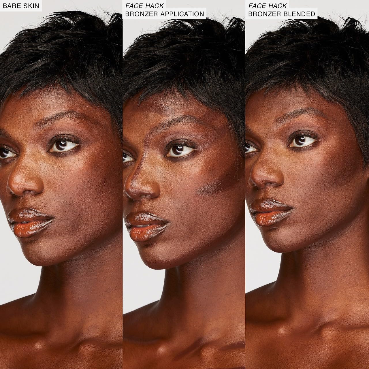 Freck Beauty FACE HACK Precision Sculpting Bronzer Stick | Creamy Buidable Bronzer Contour Stick | Blendable Natural Matte Skin Finish | Almond Tip