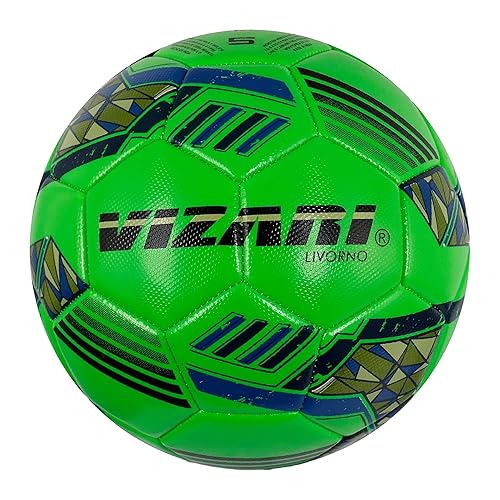 Vizari Soccer Ball - 32-Panel TPU Design for Youth, Kids, and Toddlers - Ideal for Training, Matches & Outdoor Football Games (Pack of 1,6 & 12)