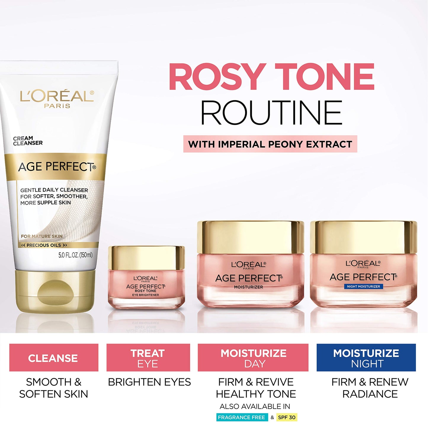 L'Oreal Paris Age Perfect Rosy Tone Anti-Sagging Face Moisturizer, Renew & Revive Healthy Tone, 1.7 oz (Packaging May Vary) Beauty and Personal Care L'Oreal Paris