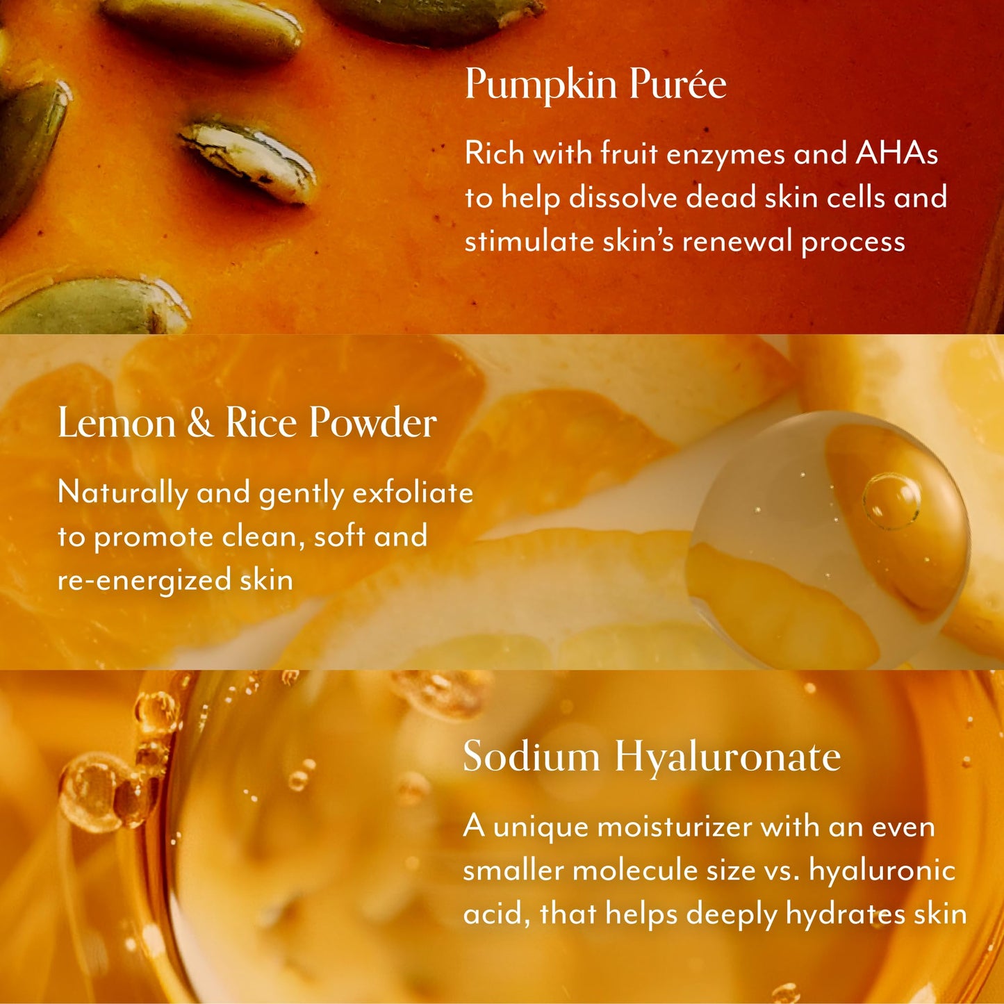 Bliss Pumpkin Powerhouse & Resurfacing Enzyme Mask - 10% AHA Pumpkin Blend with Prebiotics and Hyaluronic Acid for Smooth, Glowing Skin - Vegan