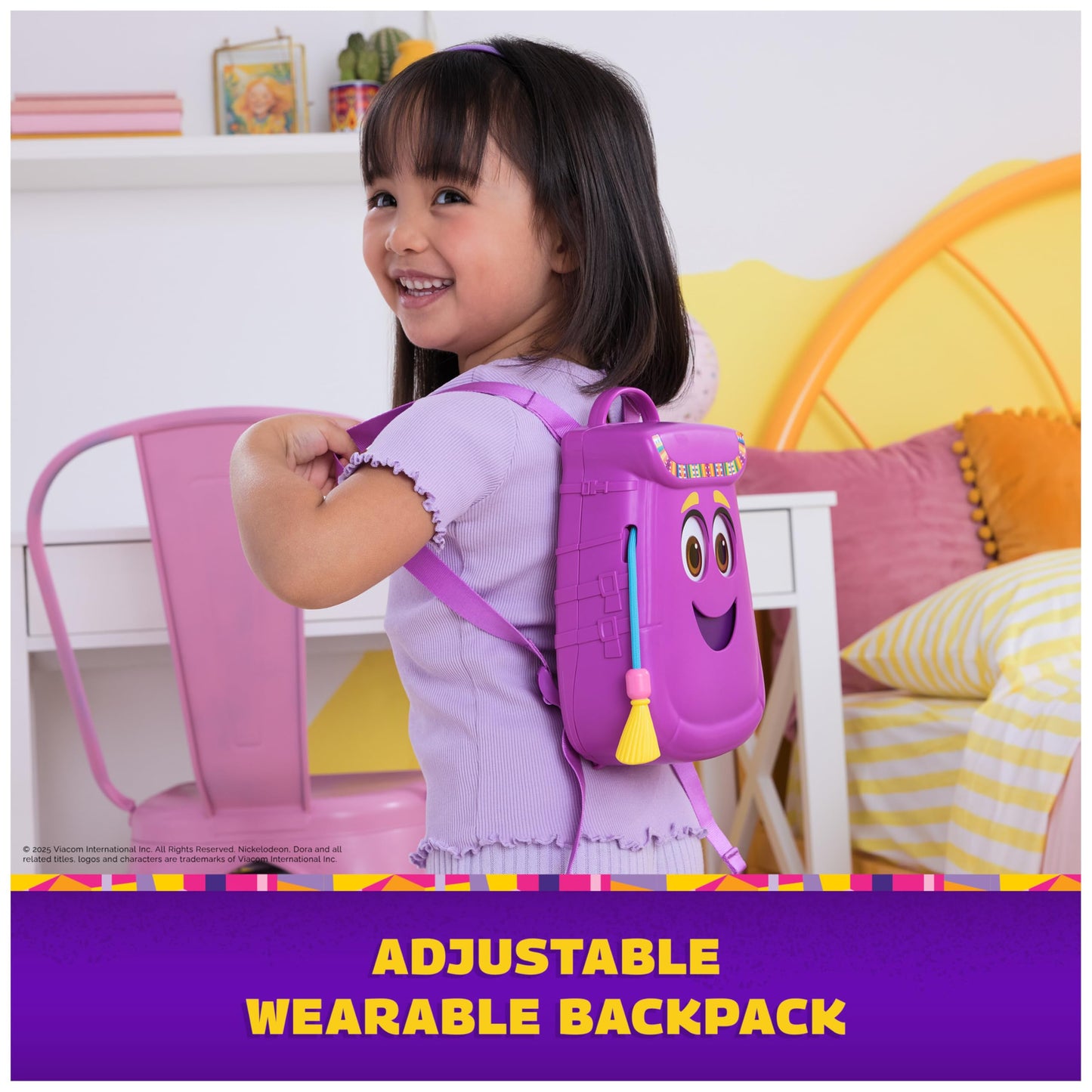 Dora, My Adventure Backpack, with Explorer Accessories‚ Toy Binoculars, Map & Compass, Kids Toys for Girls & Boys Ages 3 & Up