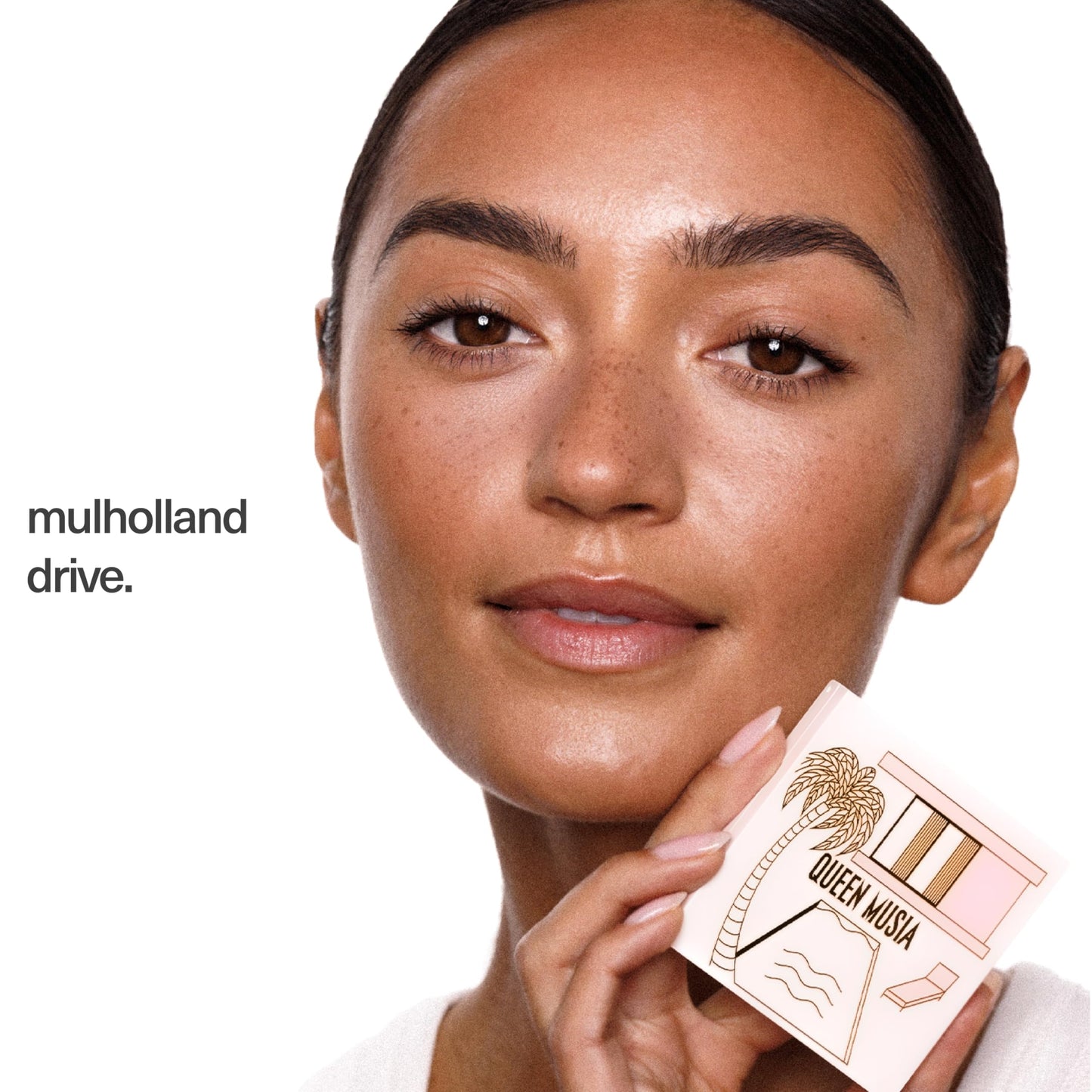 QUEEN MUSIA Voyage Nostalgique Soft Sunlight Bronzer -- Longwear, Sun Kissed, Blurring, Seamless Bronzer, Filtered Skin, Skincare Base, Skin Native