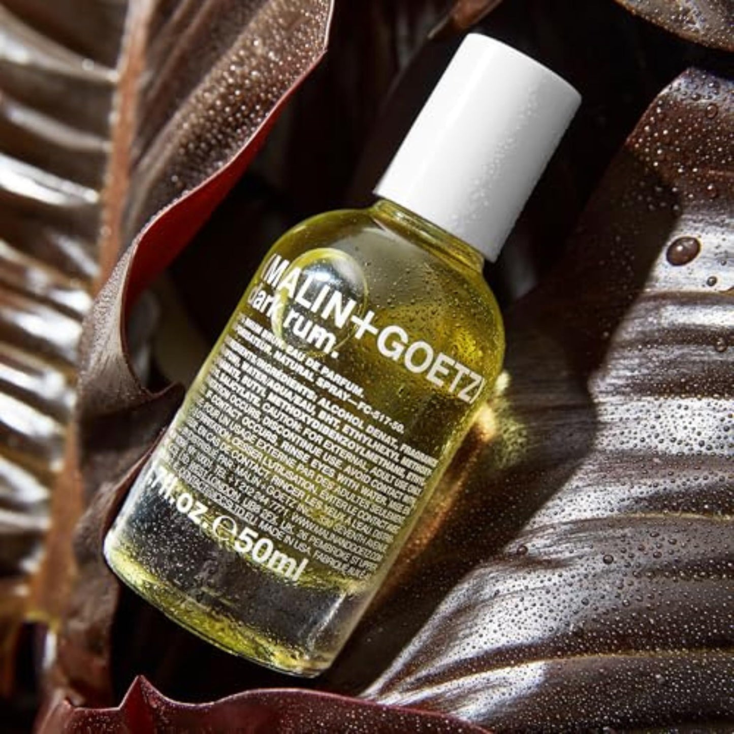 MALIN+GOETZ Dark Rum Eau de Parfum, 1.7 Fl. Oz. | Men & Women's Fragrance | Warm, Spicy Rum with Plum, Leather & Amber | Refreshing & Long-Lasting |